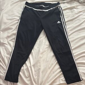 Adidas Black and White Track Sweatpants